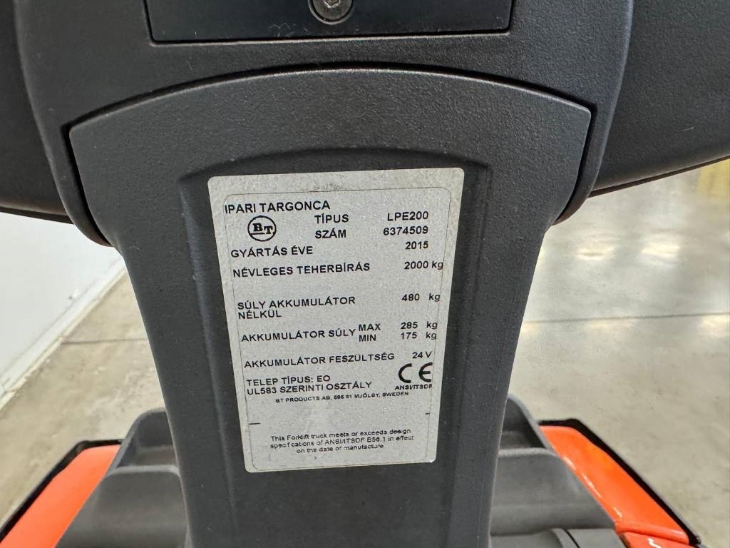 Toyota 10792 LPE 200  - Transpalette: photos 4 Toyota 10792 LPE 200  - Transpalette: photos 4