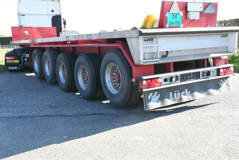 LUECK SPR75/5 5 achse BALLAST TRAILER 3x STEERAXLE!! - Semi-remorque plateau: photos 4 LUECK SPR75/5 5 achse BALLAST TRAILER 3x STEERAXLE!! - Semi-remorque plateau: photos 4