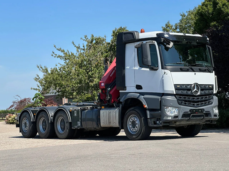 Mercedes-Benz Arocs 3251 8x4 TRIPLE!!28TM KRAAN/HAAK!!EURO6!!TOP! ZERO EMISSIE 2030!! - Camion ampliroll, Camion grue: photos 2 Mercedes-Benz Arocs 3251 8x4 TRIPLE!!28TM KRAAN/HAAK!!EURO6!!TOP! ZERO EMISSIE 2030!! - Camion ampliroll, Camion grue: photos 2