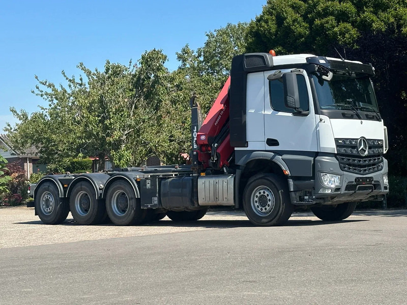 Mercedes-Benz Arocs 3251 8x4 TRIPLE!!28TM KRAAN/HAAK!!EURO6!!TOP! ZERO EMISSIE 2030!! - Camion ampliroll, Camion grue: photos 4 Mercedes-Benz Arocs 3251 8x4 TRIPLE!!28TM KRAAN/HAAK!!EURO6!!TOP! ZERO EMISSIE 2030!! - Camion ampliroll, Camion grue: photos 4