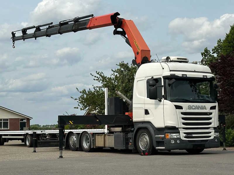 Scania G410 !KRAAN/CRANE/GRUE/ PALFINGER 53TM!! RADIO REMOTE!! EURO 6!!TOP! - Camion grue: photos 1 Scania G410 !KRAAN/CRANE/GRUE/ PALFINGER 53TM!! RADIO REMOTE!! EURO 6!!TOP! - Camion grue: photos 1