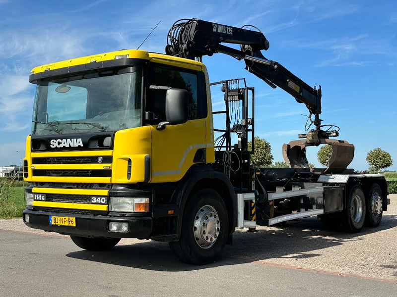 Camion - système de câble, Camion grue Scania R114-340 6x2 !!KRAAN/CONTAINER/KABEL!!MANUELL!!: photos 6