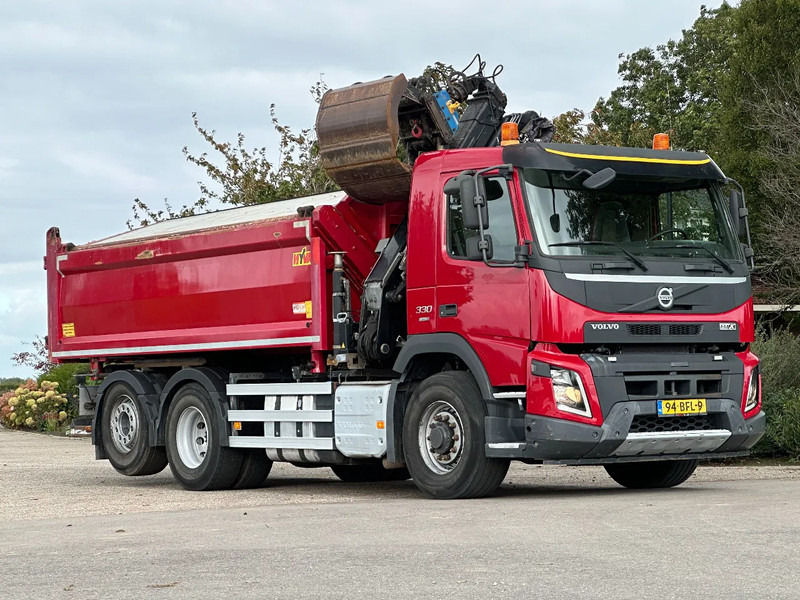 Volvo FMX 330 EURO6!!6X4!!VOORAS AANGEDREVEN!!Z-Kraan/KIPPER!! - Camion benne, Camion grue: photos 5 Volvo FMX 330 EURO6!!6X4!!VOORAS AANGEDREVEN!!Z-Kraan/KIPPER!! - Camion benne, Camion grue: photos 5