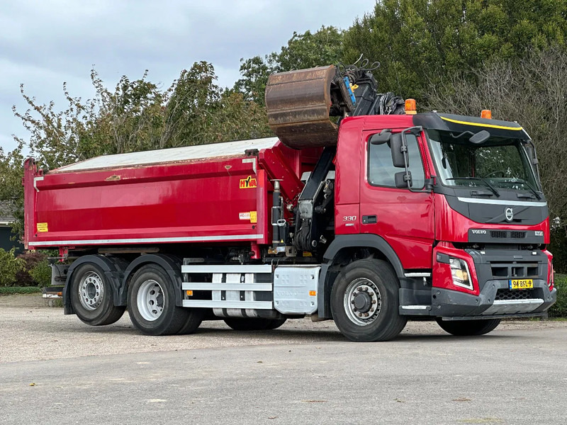 Volvo FMX 330 EURO6!!6X4!!VOORAS AANGEDREVEN!!Z-Kraan/KIPPER!! - Camion benne, Camion grue: photos 2 Volvo FMX 330 EURO6!!6X4!!VOORAS AANGEDREVEN!!Z-Kraan/KIPPER!! - Camion benne, Camion grue: photos 2