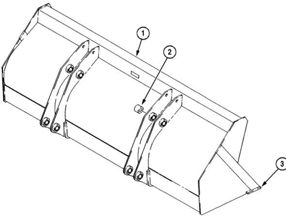 Case 141793A1 - Godet pour chargeur: photos 2 Case 141793A1 - Godet pour chargeur: photos 2