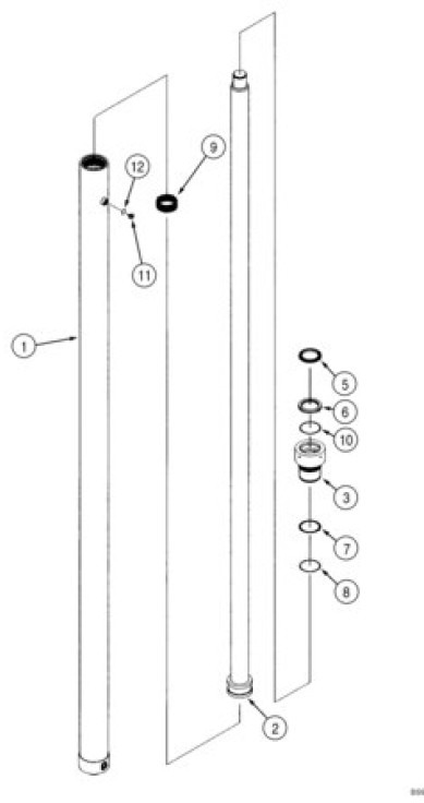Case 341194A1 - Vérin hydraulique pour Machine agricole: photos 1 Case 341194A1 - Vérin hydraulique pour Machine agricole: photos 1