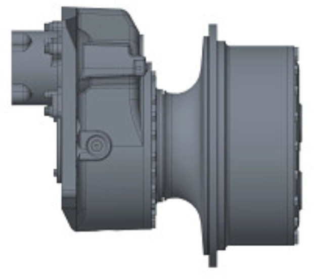 Case 47863726 - 47863724 - Moteur de translation pour Engins de chantier: photos 3 Case 47863726 - 47863724 - Moteur de translation pour Engins de chantier: photos 3