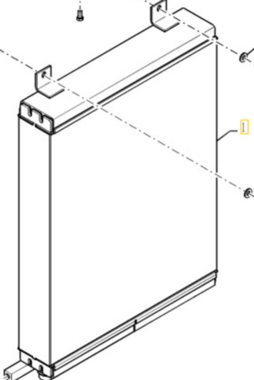 Case 84279839 - 87660641 - Radiateur d'huile pour Engins de chantier: photos 2 Case 84279839 - 87660641 - Radiateur d'huile pour Engins de chantier: photos 2