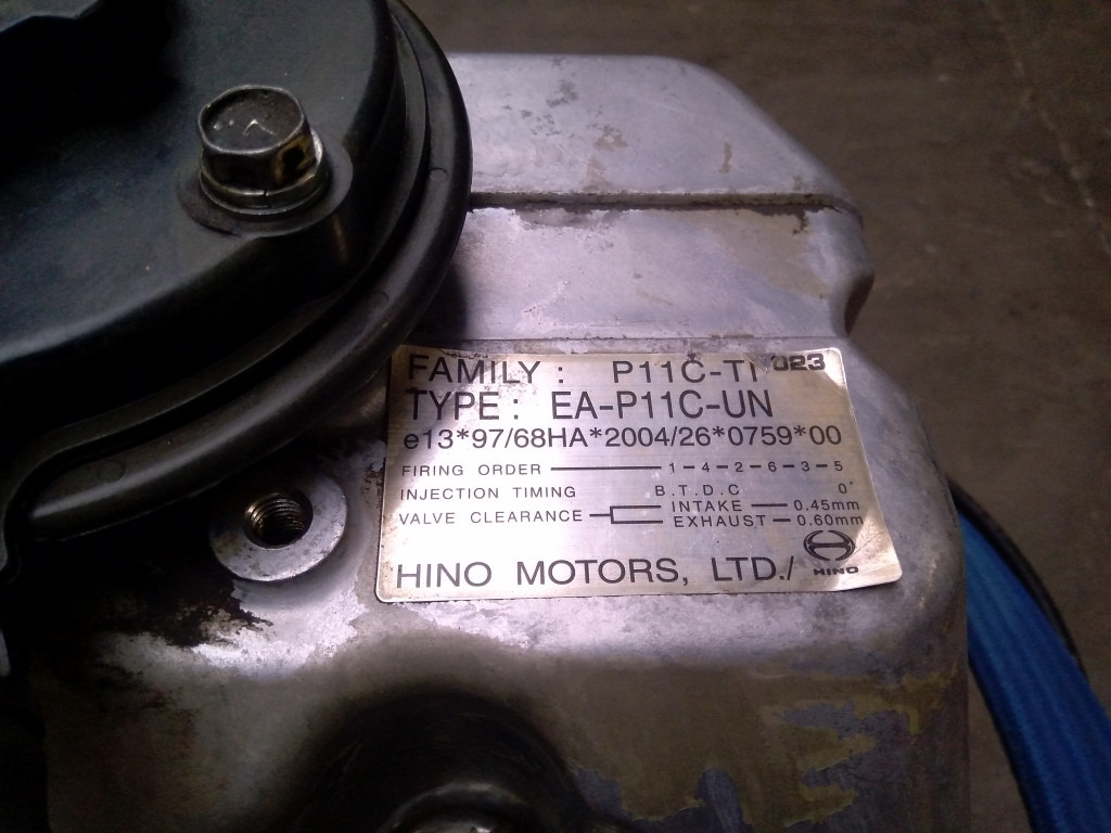 Hino P11C-UN - - Moteur pour Engins de chantier: photos 5 Hino P11C-UN - - Moteur pour Engins de chantier: photos 5