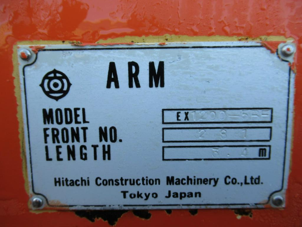 Flèche pour Engins de chantier Hitachi EX1200-5BE -: photos 8