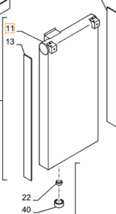 New Holland LC05P00056F2 - Radiateur pour Engins de chantier: photos 1 New Holland LC05P00056F2 - Radiateur pour Engins de chantier: photos 1