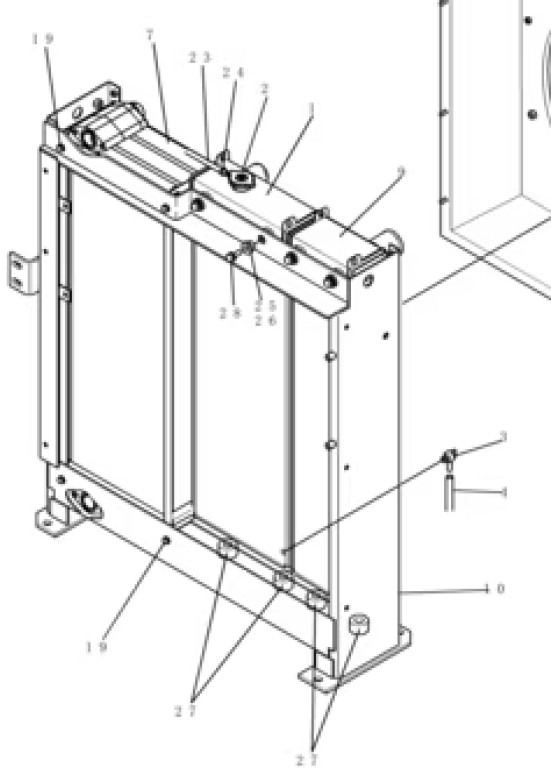New Holland YB05P00019S007 - Radiateur d'huile pour Engins de chantier: photos 1 New Holland YB05P00019S007 - Radiateur d'huile pour Engins de chantier: photos 1