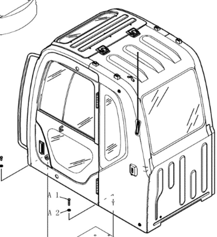 New Holland YN02C00134P1 - YN02C00135F1 - Cabine pour Machine agricole: photos 1 New Holland YN02C00134P1 - YN02C00135F1 - Cabine pour Machine agricole: photos 1