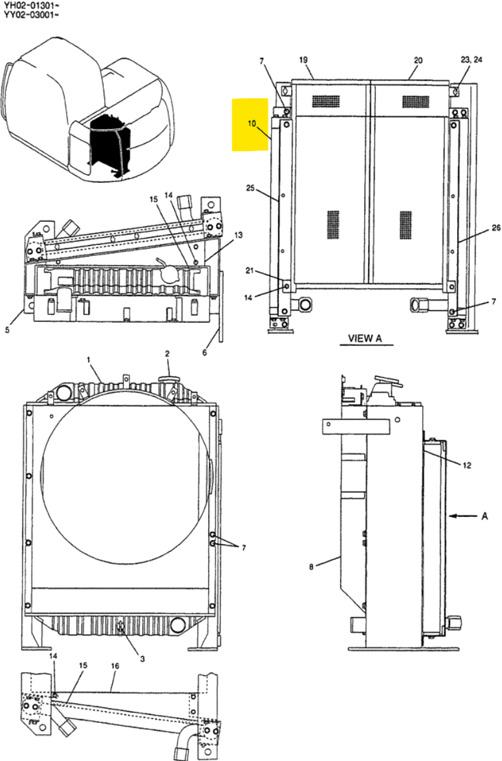 New Holland YY05P00004S010 - Radiateur d'huile pour Engins de chantier: photos 1 New Holland YY05P00004S010 - Radiateur d'huile pour Engins de chantier: photos 1