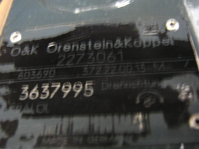 O&K 9603690 - - Moteur hydraulique pour Engins de chantier: photos 2 O&K 9603690 - - Moteur hydraulique pour Engins de chantier: photos 2