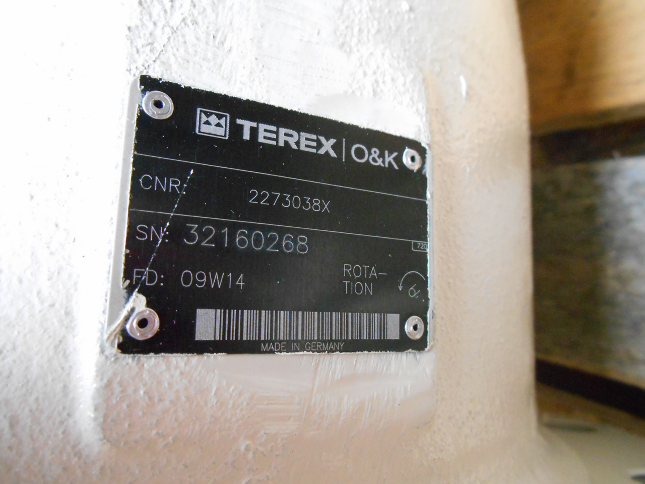 Terex O&K 2273038X - 1459441 - Pompe hydraulique pour Engins de chantier: photos 5 Terex O&K 2273038X - 1459441 - Pompe hydraulique pour Engins de chantier: photos 5