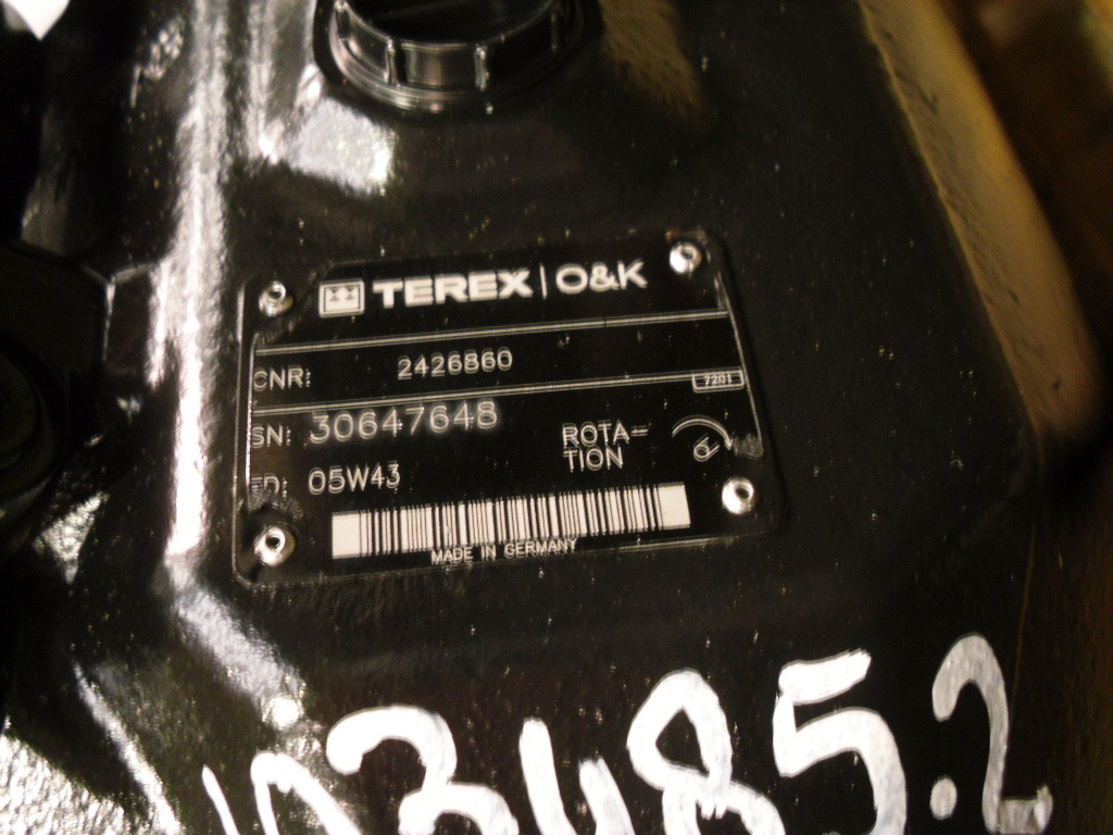 Terex O&K 2426860 - - Pompe hydraulique pour Engins de chantier: photos 2 Terex O&K 2426860 - - Pompe hydraulique pour Engins de chantier: photos 2