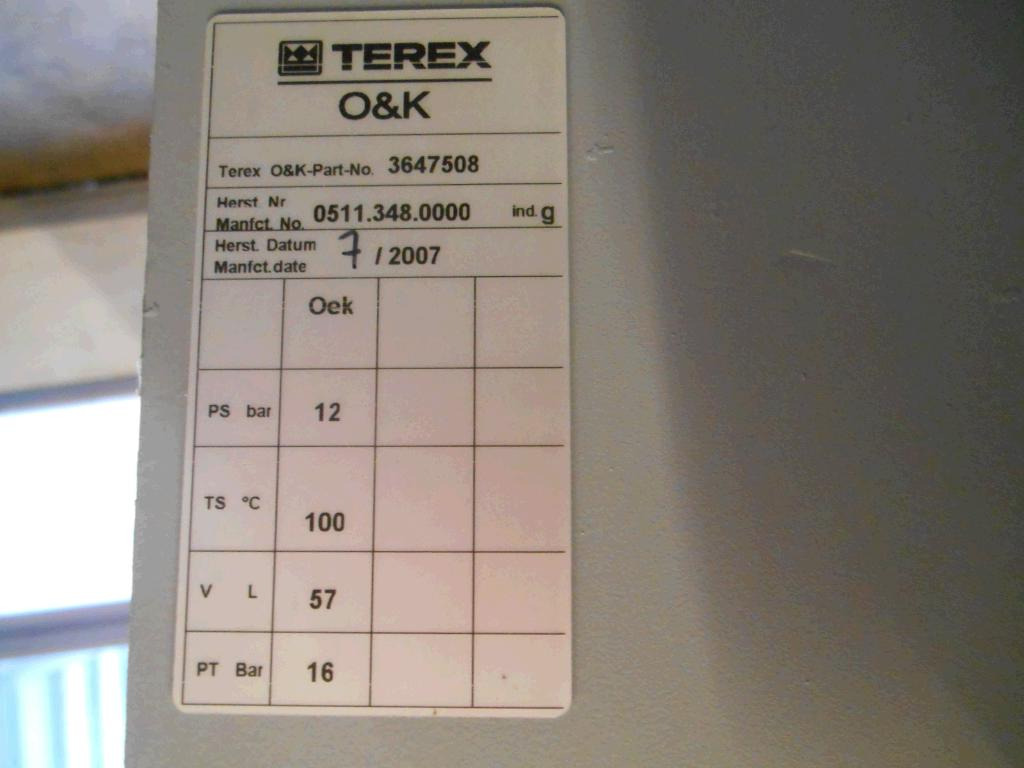 Terex O&K 3647508 - Radiateur d'huile pour Engins de chantier: photos 5 Terex O&K 3647508 - Radiateur d'huile pour Engins de chantier: photos 5