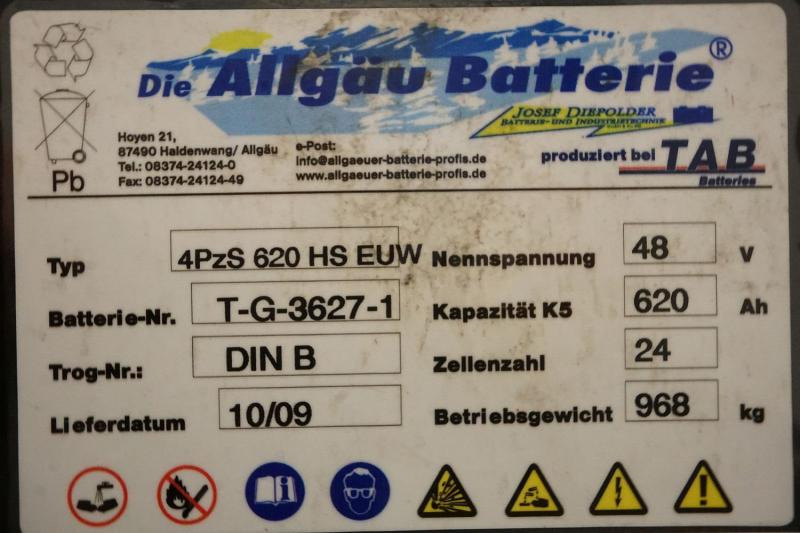 ALLGÄU BATTERIE 48 Volt 4 PzS 620 Ah - Accumulateur: photos 5 ALLGÄU BATTERIE 48 Volt 4 PzS 620 Ah - Accumulateur: photos 5