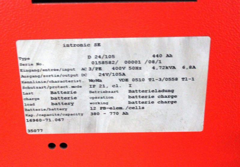 INDUSTRIE AUTOMATION intronic SE D 24/105 - Accumulateur: photos 4 INDUSTRIE AUTOMATION intronic SE D 24/105 - Accumulateur: photos 4