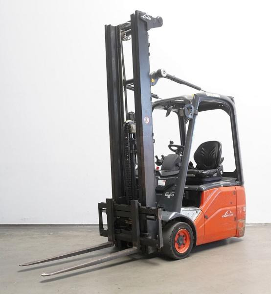 Linde E 15 386 - Chariot élévateur électrique: photos 1 Linde E 15 386 - Chariot élévateur électrique: photos 1