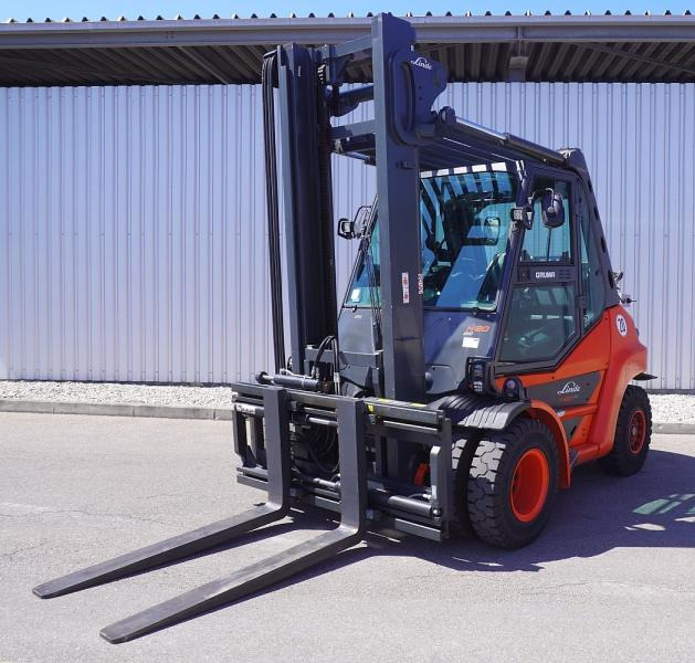 Linde H 80 T EVO 396-03 - Chariot élévateur à gaz: photos 1 Linde H 80 T EVO 396-03 - Chariot élévateur à gaz: photos 1