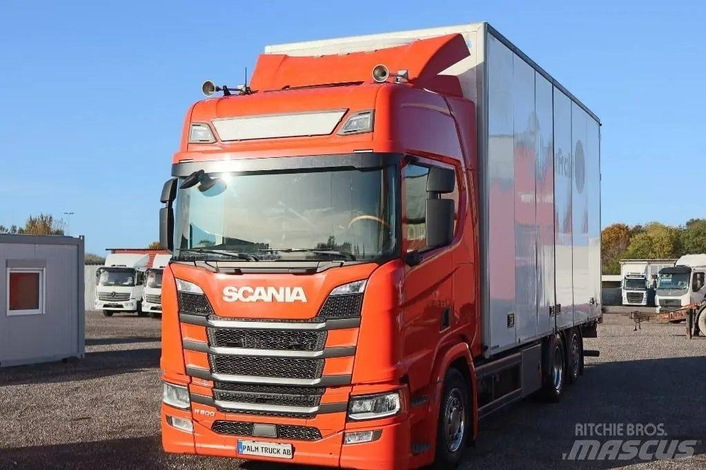 Scania R500B 6X2*4 NB Serie 6202 - Camion fourgon: photos 1 Scania R500B 6X2*4 NB Serie 6202 - Camion fourgon: photos 1