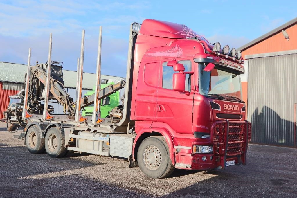 Scania R580 Serie 4087 - Camion grumier: photos 1 Scania R580 Serie 4087 - Camion grumier: photos 1