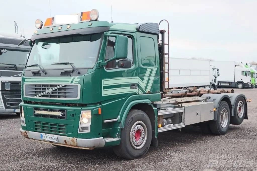 Volvo FM 400 6X2 JMNL Serie 8425 - Camion ampliroll: photos 1 Volvo FM 400 6X2 JMNL Serie 8425 - Camion ampliroll: photos 1