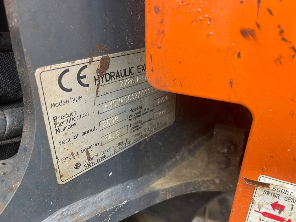 Hitachi ZX 26 U-5 A CLR - Mini pelle: photos 5 Hitachi ZX 26 U-5 A CLR - Mini pelle: photos 5