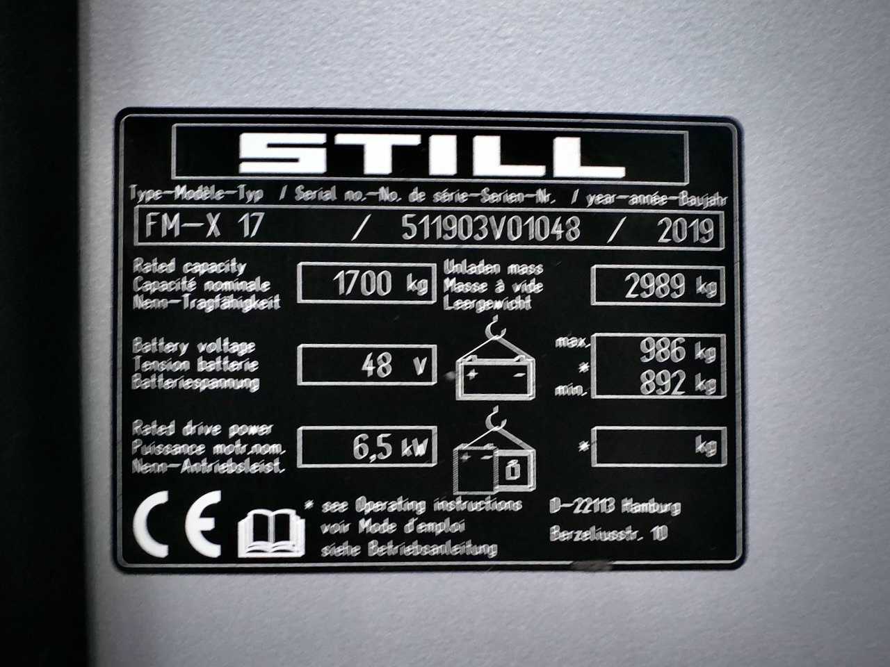 Chariot à mât rétractable Still FM-X17: photos 9