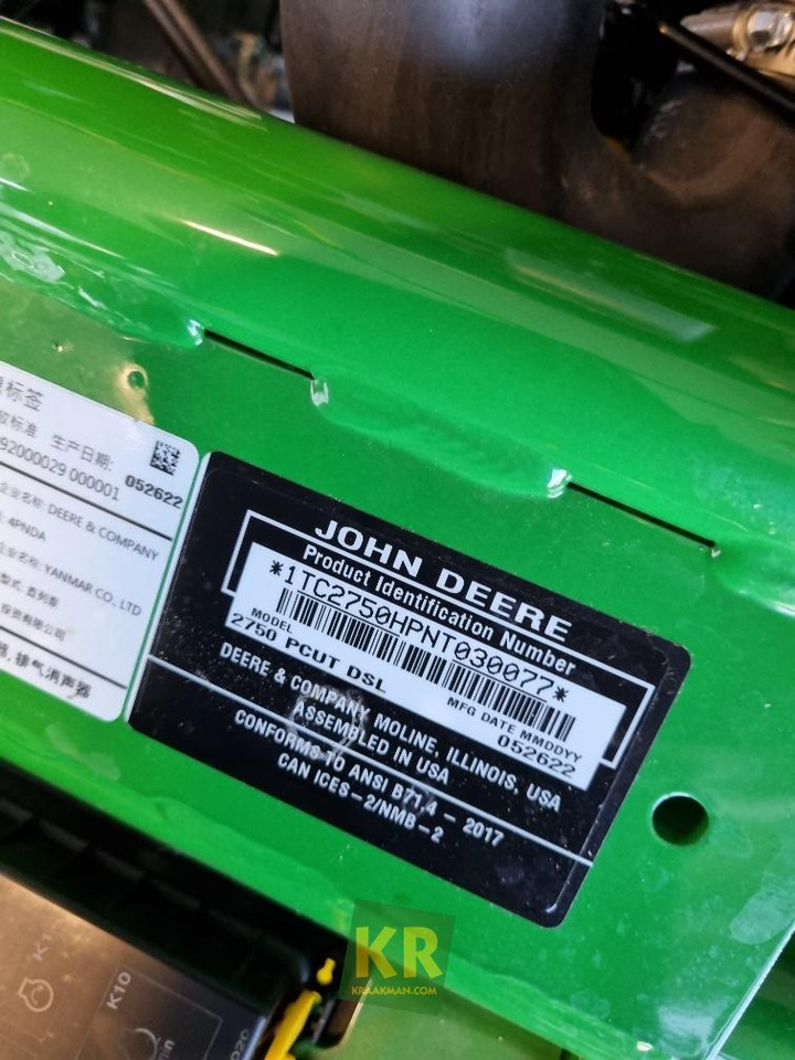 2750 precisioncut Greenmaaier John Deere - Motofaucheuse: photos 3 2750 precisioncut Greenmaaier John Deere - Motofaucheuse: photos 3