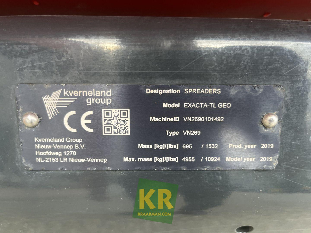 Kverneland Exacta TL - Distributeur d'engrais: photos 5 Kverneland Exacta TL - Distributeur d'engrais: photos 5