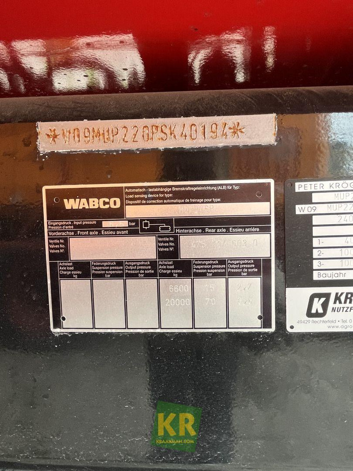 Overig Kröger - Benne agricole: photos 3 Overig Kröger - Benne agricole: photos 3