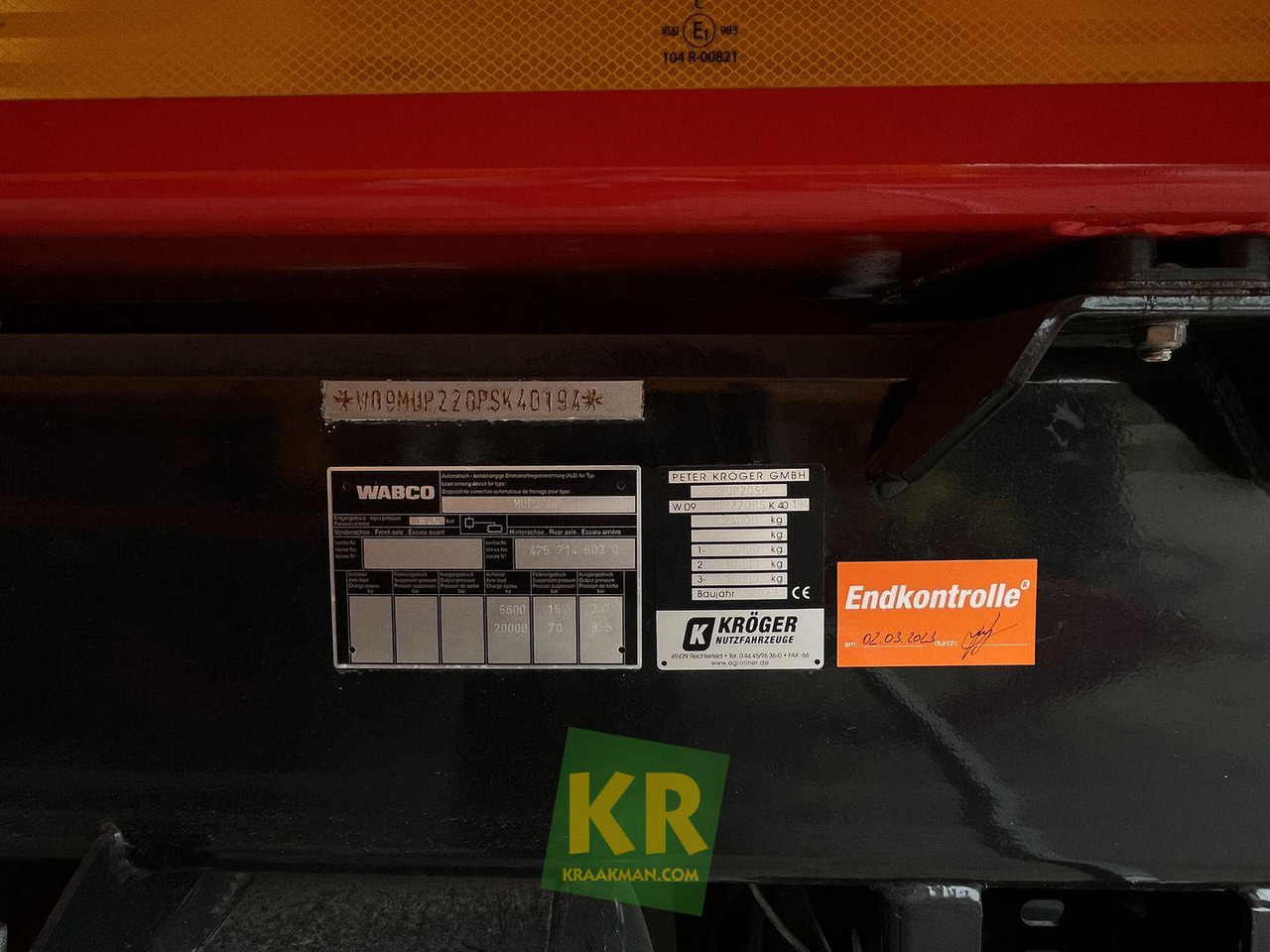 Overig Kröger - Benne agricole: photos 5 Overig Kröger - Benne agricole: photos 5