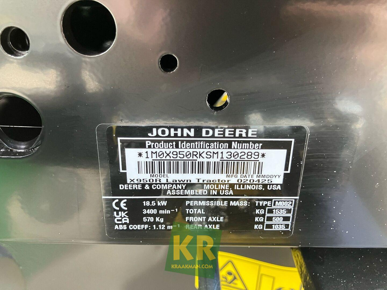 X950R John Deere - Motofaucheuse: photos 3 X950R John Deere - Motofaucheuse: photos 3