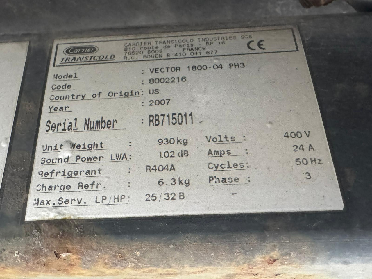 Chereau 2007 Vector 1800 – CBT214R - Semi-remorque frigorifique: photos 5 Chereau 2007 Vector 1800 – CBT214R - Semi-remorque frigorifique: photos 5