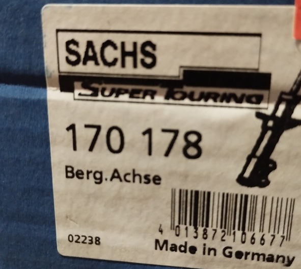 AMORTYZATOR BPW 170178 SACHS - Amortisseurs pour Remorque: photos 2 AMORTYZATOR BPW 170178 SACHS - Amortisseurs pour Remorque: photos 2