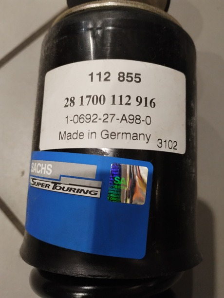 AMORTYZATOR KABINY MAN F90 F2000 112855 SACHS 81417226033 - Suspension de cabine: photos 2 AMORTYZATOR KABINY MAN F90 F2000 112855 SACHS 81417226033 - Suspension de cabine: photos 2