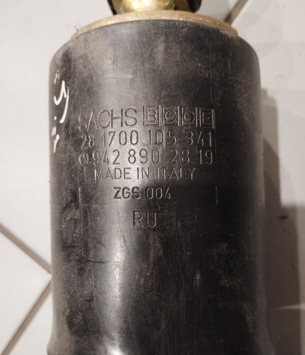 AMORTYZATOR KABINY MERCEDES ACTROS 9428902819 SACHS 131850 - Amortisseurs: photos 2 AMORTYZATOR KABINY MERCEDES ACTROS 9428902819 SACHS 131850 - Amortisseurs: photos 2