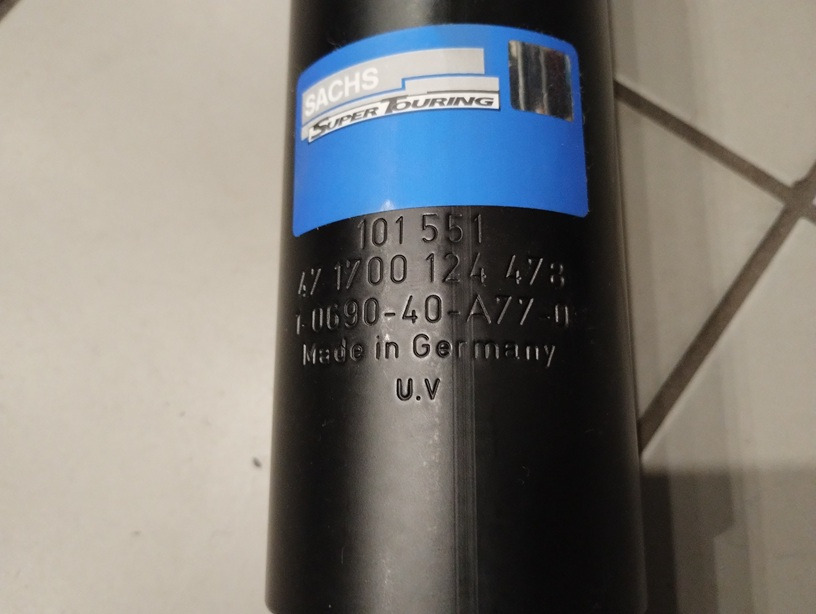 AMORTYZATOR PRZEDNI MAN M90 101551 SACHS 81437016535 14.192 16.192 - Amortisseurs: photos 2 AMORTYZATOR PRZEDNI MAN M90 101551 SACHS 81437016535 14.192 16.192 - Amortisseurs: photos 2