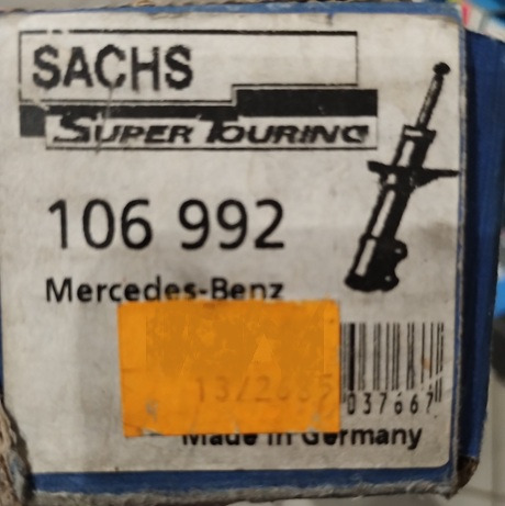 AMORTYZATOR TYLNI 106992 SACHS MERCEDES 507 508 510 512 T2 VARIO 0043260600 - Amortisseurs: photos 2 AMORTYZATOR TYLNI 106992 SACHS MERCEDES 507 508 510 512 T2 VARIO 0043260600 - Amortisseurs: photos 2