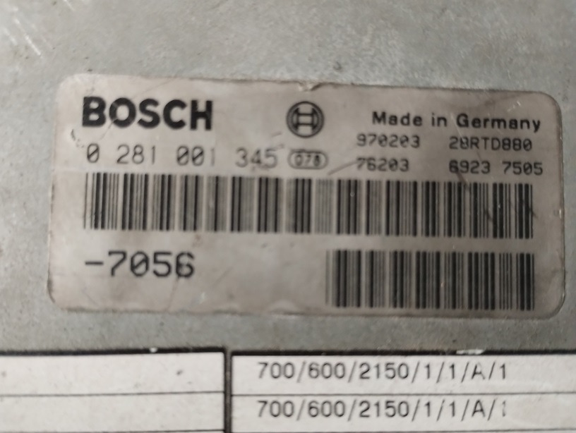 STEROWNIK SILNIKA MAN F2000 343 EDC0281001345 7056 51116157056 - Bloc de gestion: photos 2 STEROWNIK SILNIKA MAN F2000 343 EDC0281001345 7056 51116157056 - Bloc de gestion: photos 2