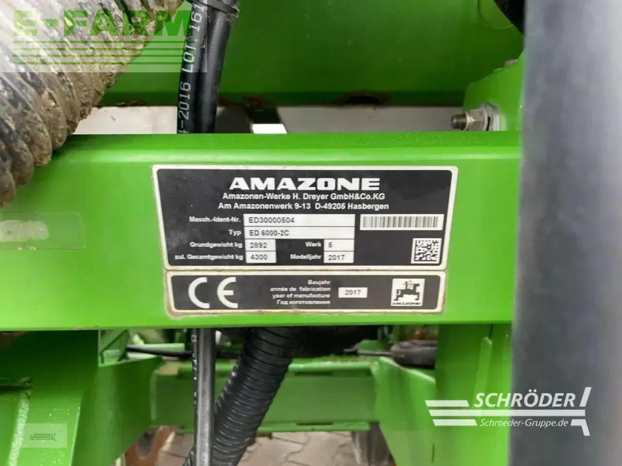 Semoir monograine Amazone ed 6000-2c special: photos 9