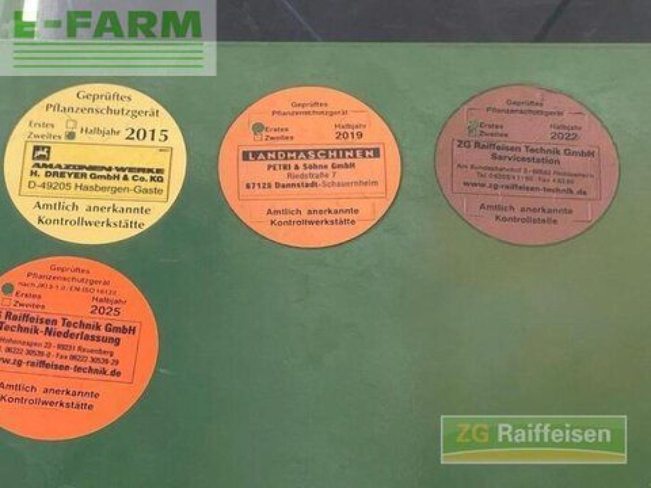 Amazone ux 4200 super (18) - Pulvérisateur traîné: photos 1 Amazone ux 4200 super (18) - Pulvérisateur traîné: photos 1