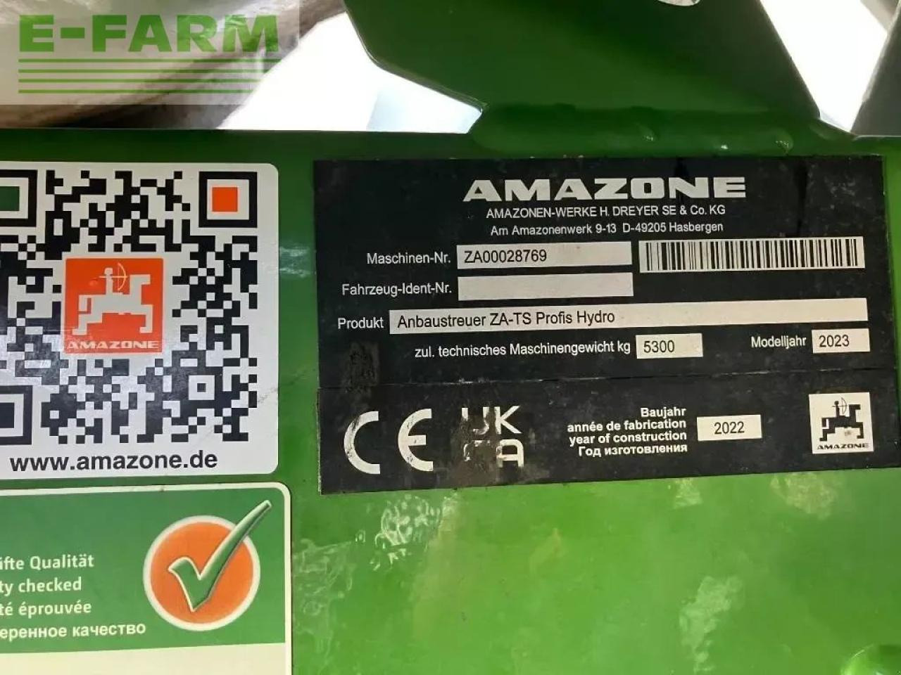 Amazone za-ts 4200 - Distributeur d'engrais: photos 4 Amazone za-ts 4200 - Distributeur d'engrais: photos 4