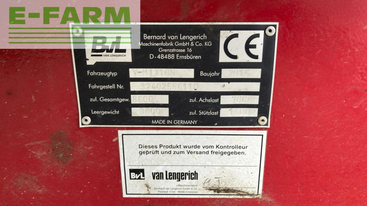 Matériel d'élevage BVL - van Lengerich V-MIX 10N: photos 9