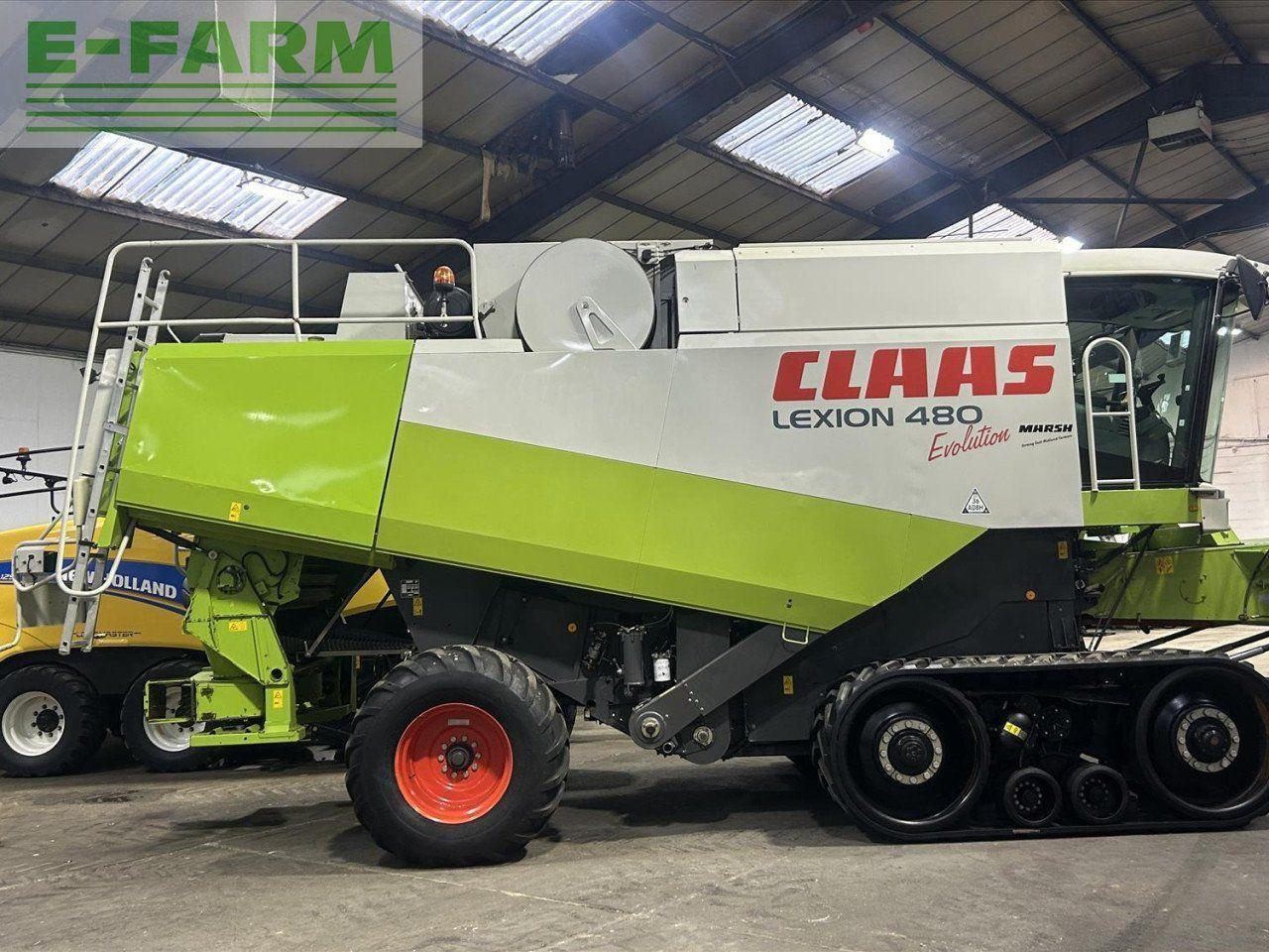 CLAAS LEXION 480 EVOLUTION TT - Moissonneuse-batteuse: photos 4 CLAAS LEXION 480 EVOLUTION TT - Moissonneuse-batteuse: photos 4