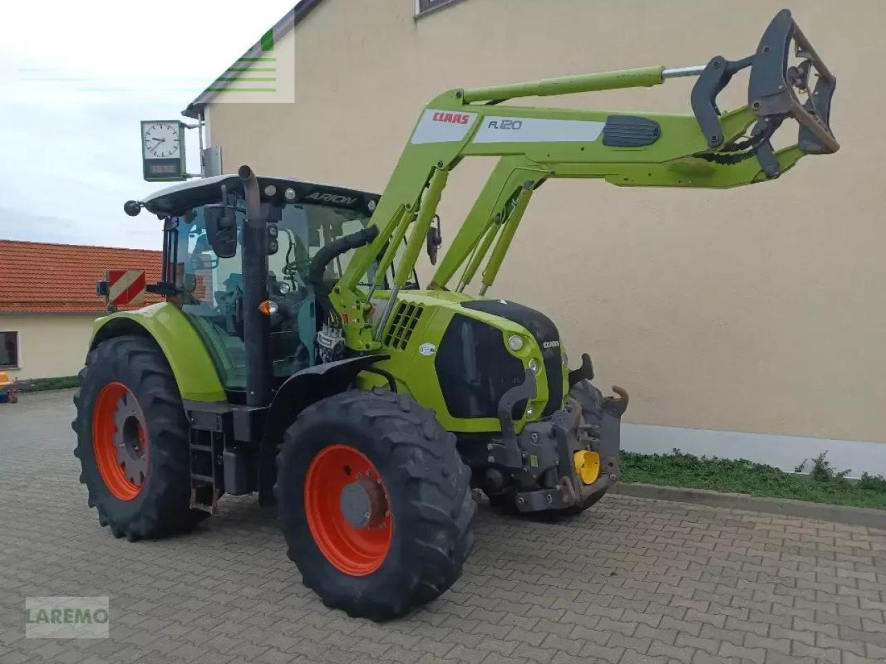 CLAAS arion 650 hexashift cebis + fl 120 HEXASHIFT CEBIS - Tracteur agricole: photos 2 CLAAS arion 650 hexashift cebis + fl 120 HEXASHIFT CEBIS - Tracteur agricole: photos 2