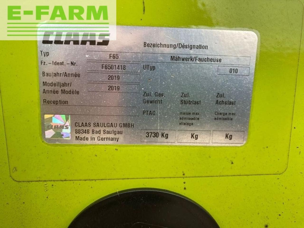 Faucheuse CLAAS disco 9200 c as: photos 26